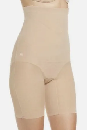 Honeylove SuperPower Shorts 1X Beige High Compression Sculpting‎ Short No Straps thumbnail 1