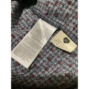 Madewell Tie-Back Peplum V Neck Floral Print Long Sleeve Top Campden Daisies M thumbnail 7