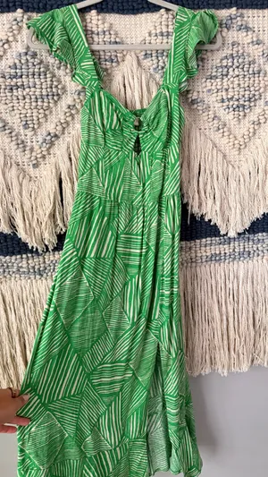 TJ Maxx Dress Midi Green Size XS thumbnail 1