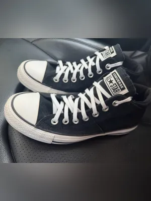Converse Chuck Taylor All Star High Top Black White Women’s size 8 shoes thumbnail 3