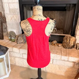 Source Unknown Red I Love USA Tank Top Size M thumbnail 3