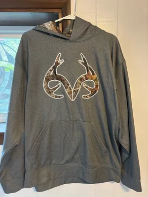 Realtree Grey/Camo sweatshirt  thumbnail 1