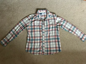 Multicolor Flannel Old Navy Button Down Shirt thumbnail 3