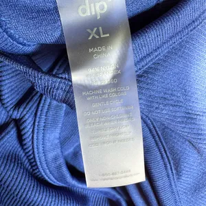 Dip‎ Royal blue athletic crop top size XL thumbnail 3
