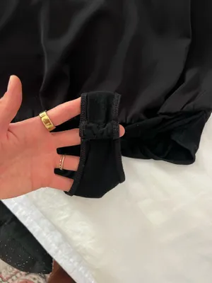 Lulus black one piece silky smooth satin bodysuit thumbnail 7