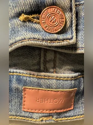 MOTHER The Rascal Ankle Fray Denim jeans size 30 thumbnail 5