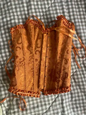 Orange corset Size XS thumbnail 1