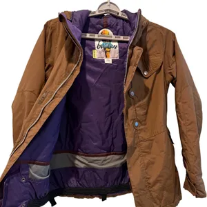 Burton Ski Snowboard Jacket Brown DryRide Hooded Winter Parka Women Small thumbnail 5