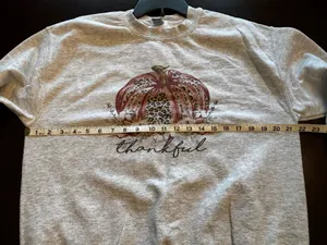 Thankful Fall Sweatshirt - Size M - Gildan Heavy Blend thumbnail 4