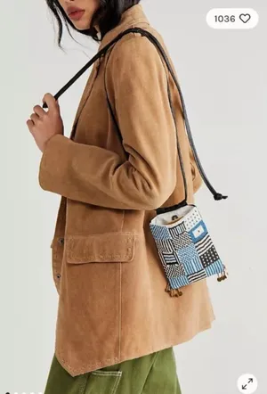 NWT Free People Bobbi Beaded Crossbody thumbnail 1