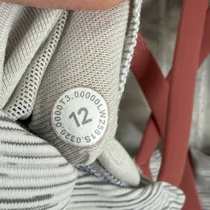 Lululemon Free To Be Serene‎ Bra 12 Space Dye Nimbus Battleship Strappy thumbnail 3