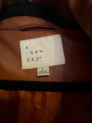 Brown puffer jacket thumbnail 2