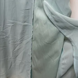 Birdy Grey Sage Amy wide scoop neck spaghetti strap sage green dress sz XS thumbnail 6