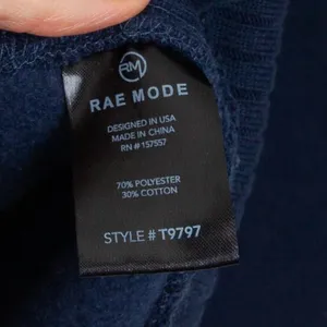 Rae Mode Womens Pullover Crewneck Sweatshirt‎ Size S Blue Neutral Cozy Staple thumbnail 5
