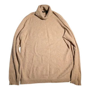 Charter Club Luxury Beige 100% Cashmere Pullover Turtleneck Sweater Sz L thumbnail 1
