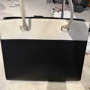 Kate Spade Black and White Tote Bag thumbnail 5