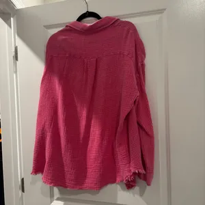 pink oversized button up Size L thumbnail 3