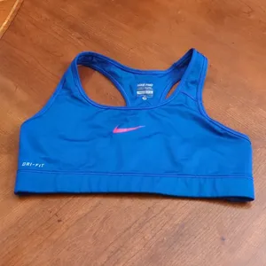 ROYAL BLUE NIKE PRO SPORTS Bra Size M thumbnail 2