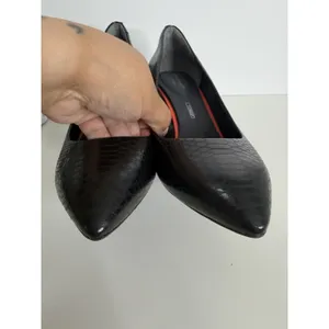 Rockport Total Motion Pointy‎ Toe Leather Croc Heels 9.5 Workwear Office thumbnail 2