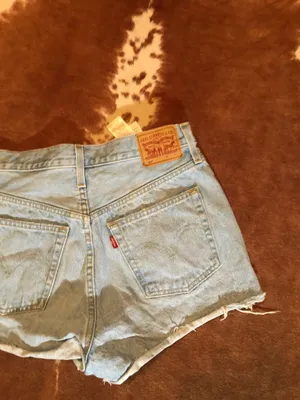 Levi's button fly light washed shorts  size 29 thumbnail 5