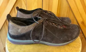 Merrell Ellipse Brown Coffee Bean Suede Shoe Size 11 thumbnail 1