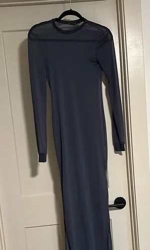 Zara sheer cover up/ dress thumbnail 2