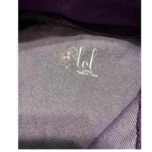 Lola Purple Quarter Zip‎ Activewear Dress Long Sleeve Pockets Womens Large thumbnail 2
