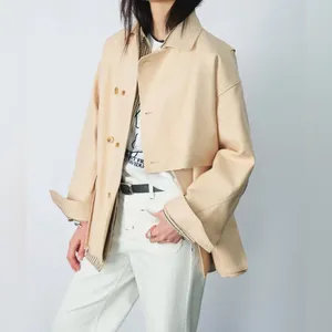 Urban Revivo Women’s Beige Trench Coat Size S thumbnail 2