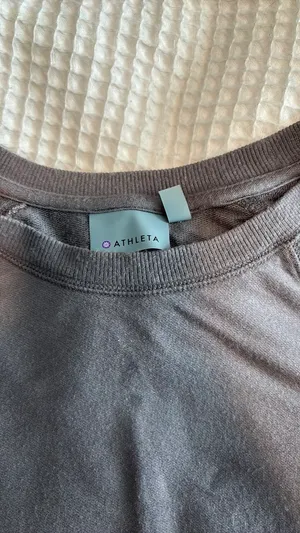 Grey Athleta Long Sleeve Sweatshirt thumbnail 6
