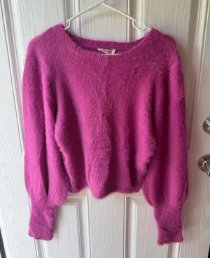 New In Sweater Top Pink Size L thumbnail 1