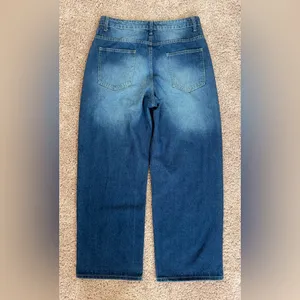 MANFINITI NWOT Dark Blue Wide Leg Jeans thumbnail 2