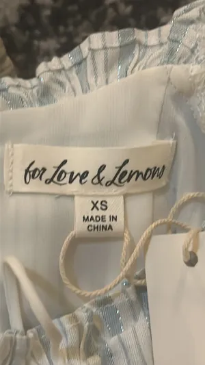 For Love & Lemons Leslie Crop Top Size XS thumbnail 5