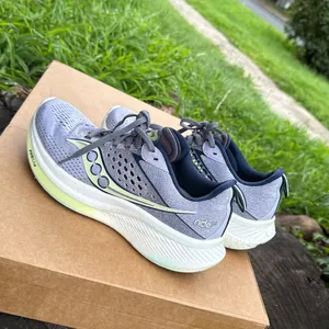 Saucony Ride 17 Running Shoes in Purple Navy Lime Green Women's 8.5 thumbnail 7