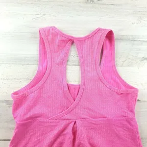 Lucy Tech Racerback Tank Top Women’s Small Pink Keyhole Back Athletic Workout thumbnail 6