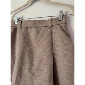 NWT OGL FuzzLuxe Pull On Pleated Skort Women’s Size Small Morganite Beige thumbnail 4