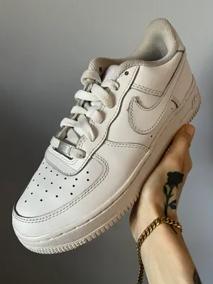 Nike Air Force 1 LE GS ‘Triple White’ thumbnail 1