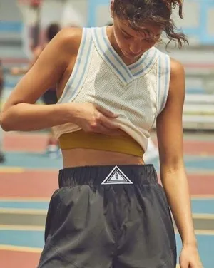 Free People front court shorts size M thumbnail 1