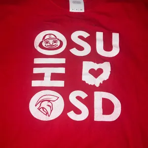 Ohio state tee 75 Red thumbnail 2
