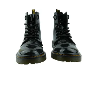 Dr‎ Martens Luana Combat Boots Womens 10 Black Patent Leather Glitter Sparkle thumbnail 4