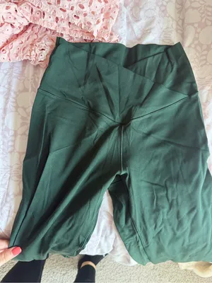 Aerie High-Rise V-Cut Forest Green Leggings thumbnail 5