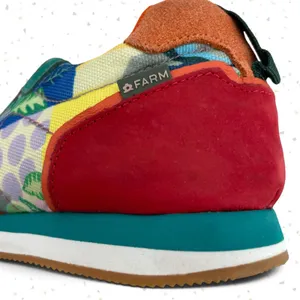 Farm Rio Sneakers Mixed Print Colorful Bright Retro Casual Comfort Shoes Size 38 thumbnail 10
