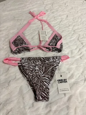 Kins By Carter Safari Barbie 2 Piece Swimsuit Set Size M. thumbnail 6