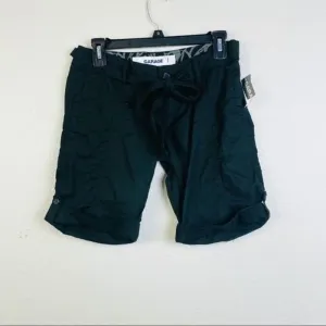 GARAGE Black‎ Cargo Bermuda Shorts NWT Size 1 thumbnail 2