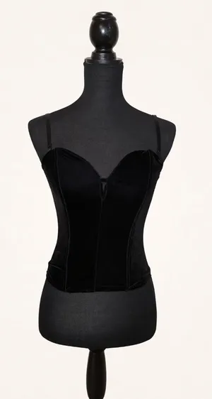 Velvet corset top by Spirit-Size M thumbnail 1