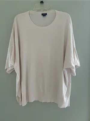 Splendid Women's Light Cream Short Sleeve Pullover thumbnail 1