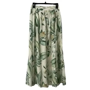 H&M Floral Print Maxi Button Down Skirt(Size Small) thumbnail 5