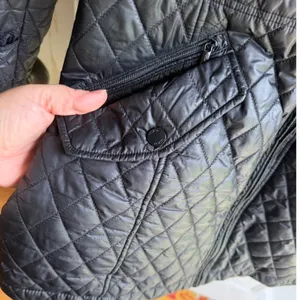 Tumi Women's Black XS Quilted Primaloft Mid-length Full Zip Packable Coat thumbnail 4