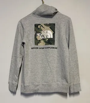 The‎ North Face Gray Pullover Hoodie Sweatshirt thumbnail 1