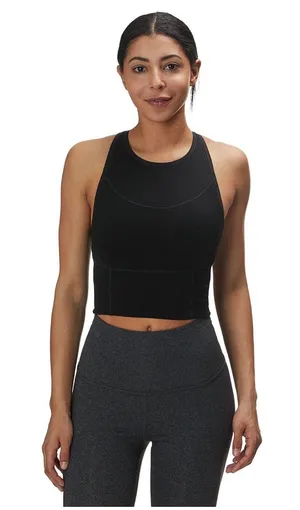 Icebreaker Meld Zone LongLine Sports Bra black large thumbnail 1