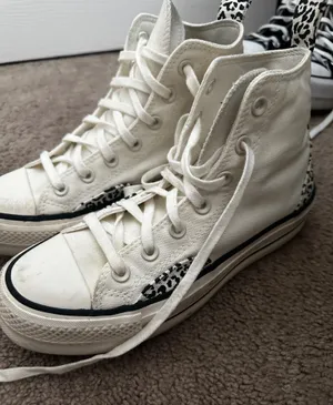 White Converse High-Top Platform thumbnail 1